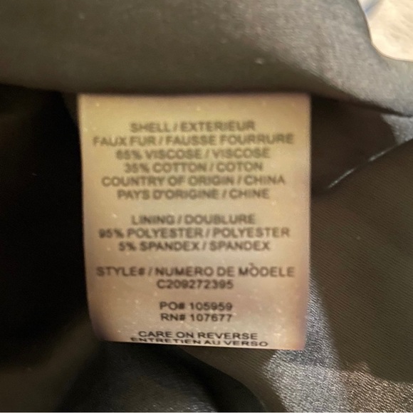 Alice + Olivia Two-Tone Coat With Pockets Sz. Small - Picture 6 of 6